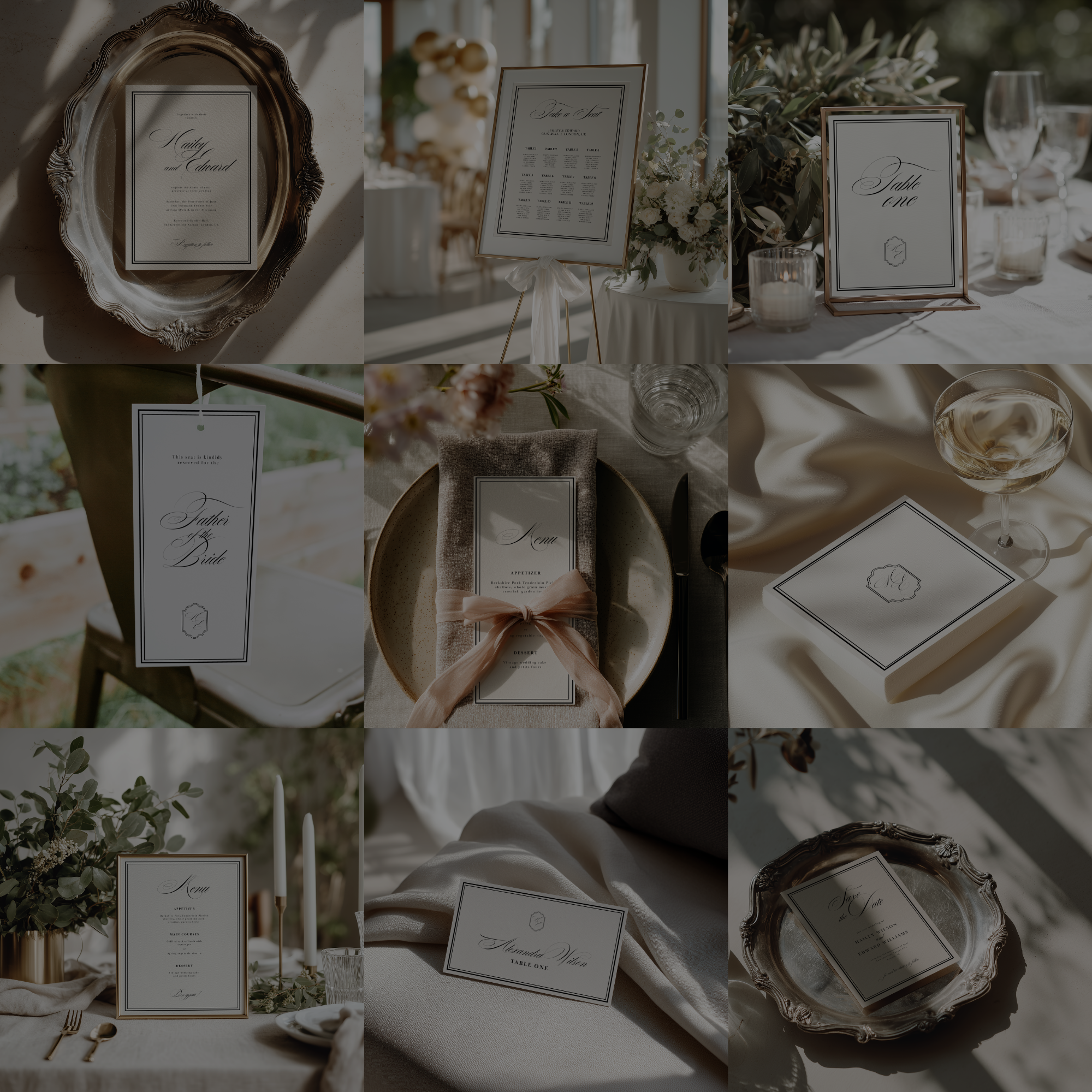 Joe - Black & White Wedding