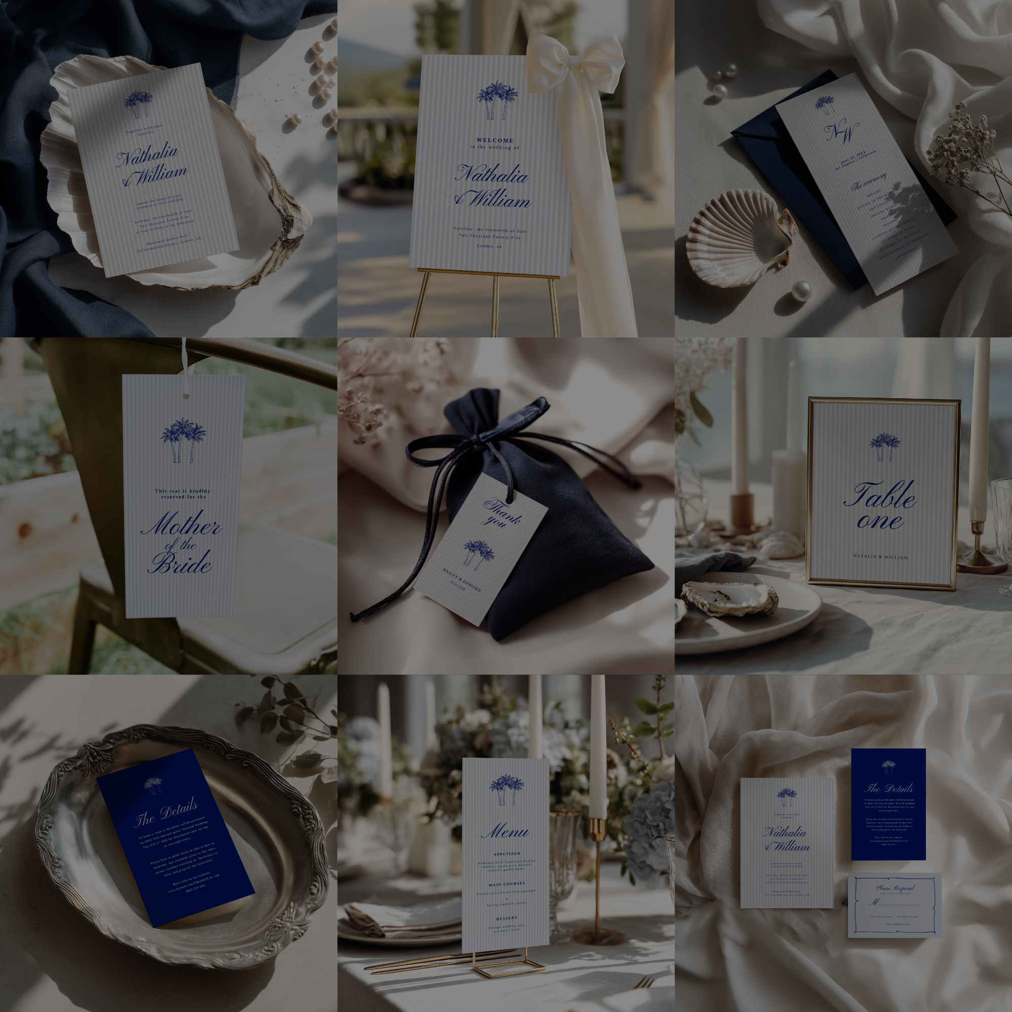 Rio - Coastal Blue Wedding