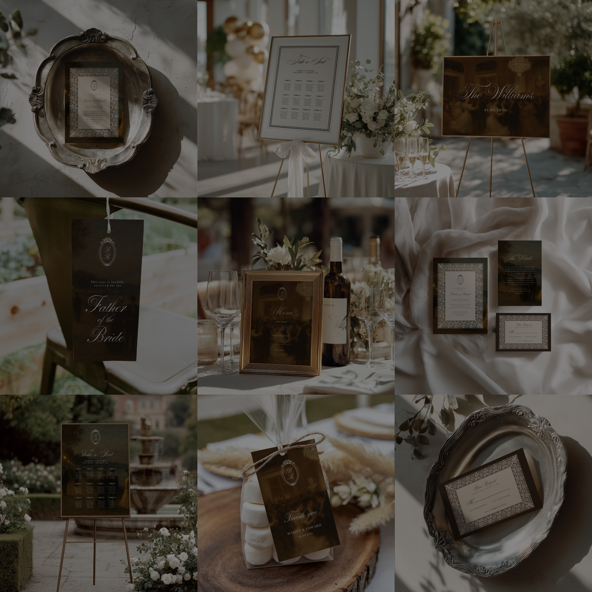Alba - Vintage Brown Wedding