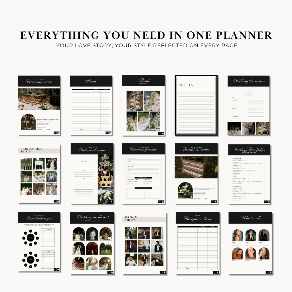Ultimate Wedding Planner | 150+ Pages Digital Planner