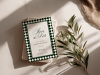 Green & White Save the Date Template