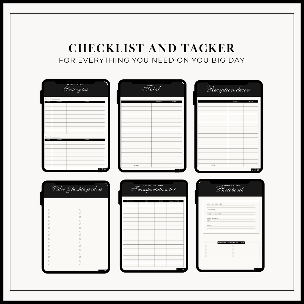 Ultimate Wedding Planner | 150+ Pages Digital Planner