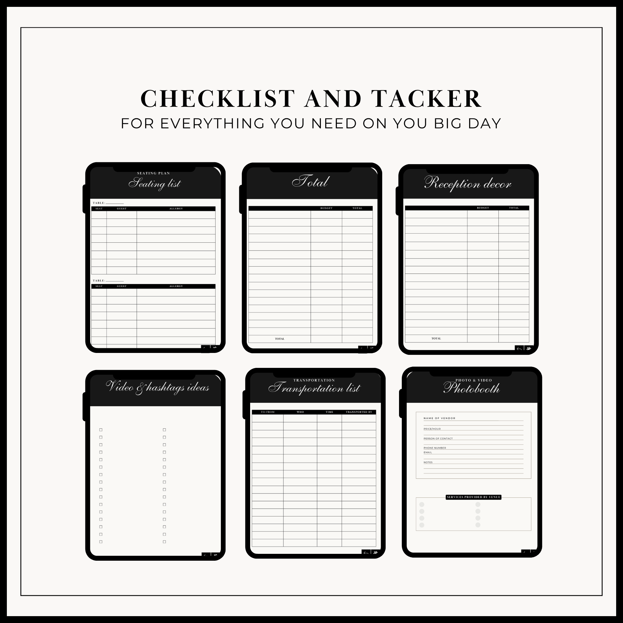 Ultimate Wedding Planner | 150+ Pages Digital Planner