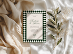 Italian Green Wedding Invitation Template