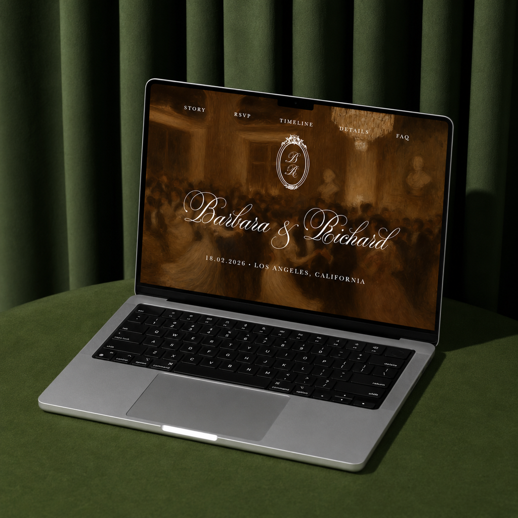 Romantic Wedding Website Template