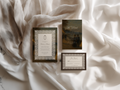 Vintage Brown Wedding Invitation Suite Template