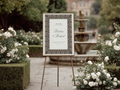 Vintage Brown Wedding Welcome Sign Template