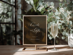 Vintage Brown Cards & Gifts Sign Template