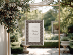 Vintage Brown Wedding Welcome Sign Template