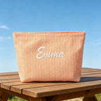 Personalized Embroidered Makeup Bag