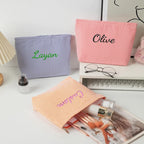 Personalized Embroidered Makeup Bag