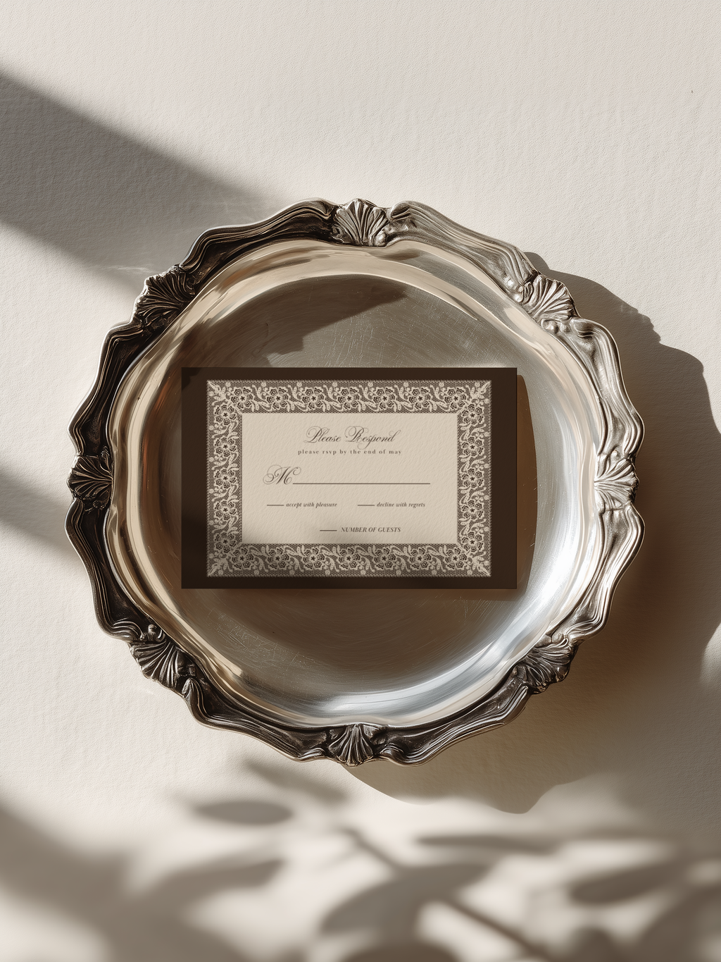 Vintage Brown Wedding Stationery Suite Bundle