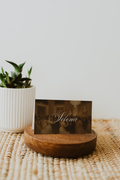 Vintage Brown Place Card Template
