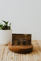 Vintage Brown Place Card Template