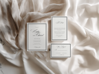 Black and White Wedding Suite Template