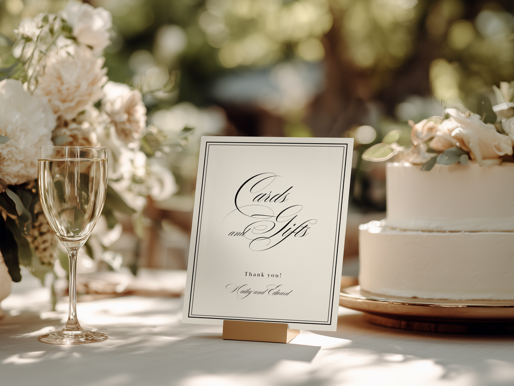 Black & White Wedding Stationery Suite Bundle