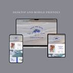 Coastal Wedding Website Template