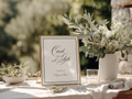 Black & White Cards & Gifts Sign Template