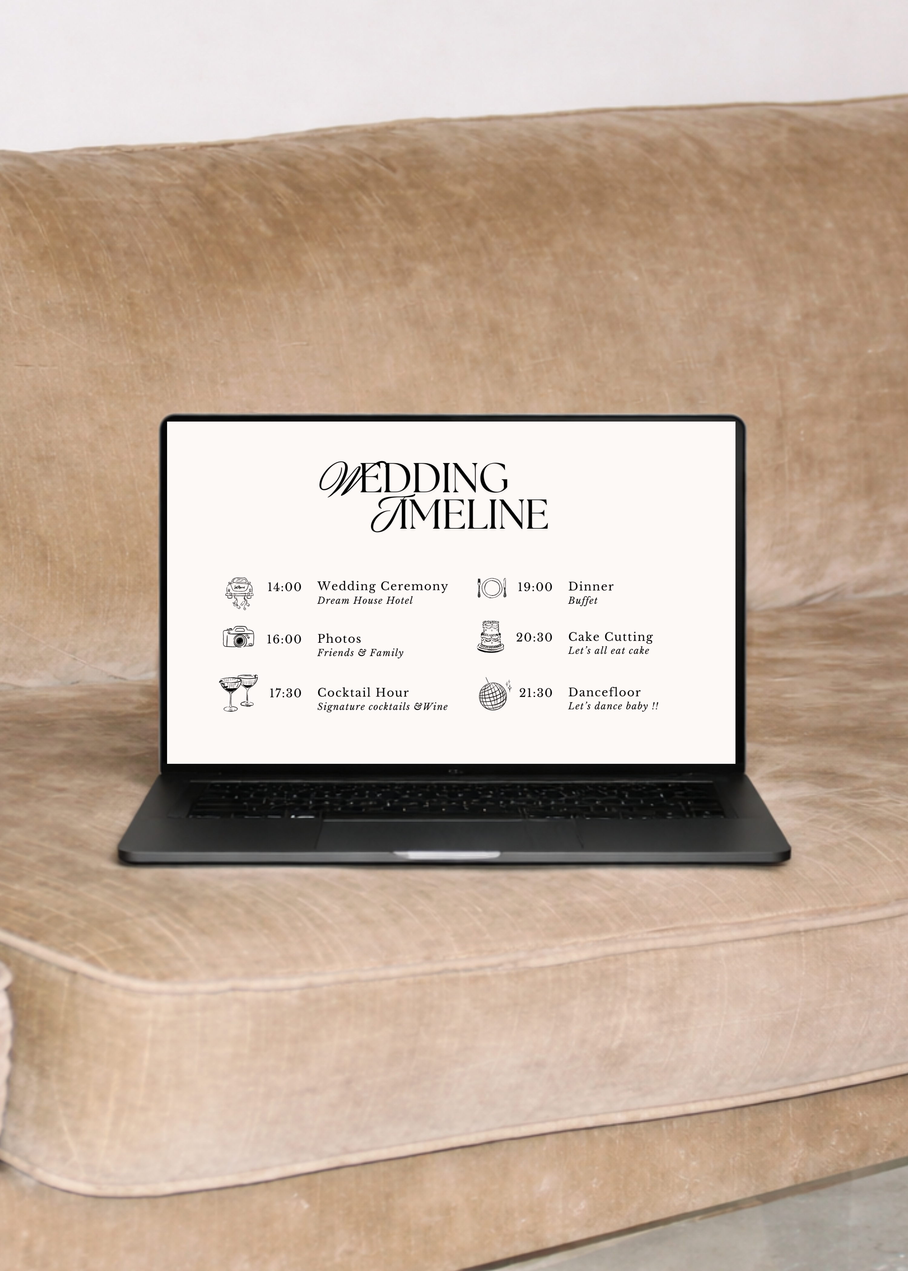 Elegant Minimal Wedding Website