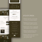 Countryside Romantic Wedding Website Template