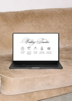 Elegant Editorial Wedding Website