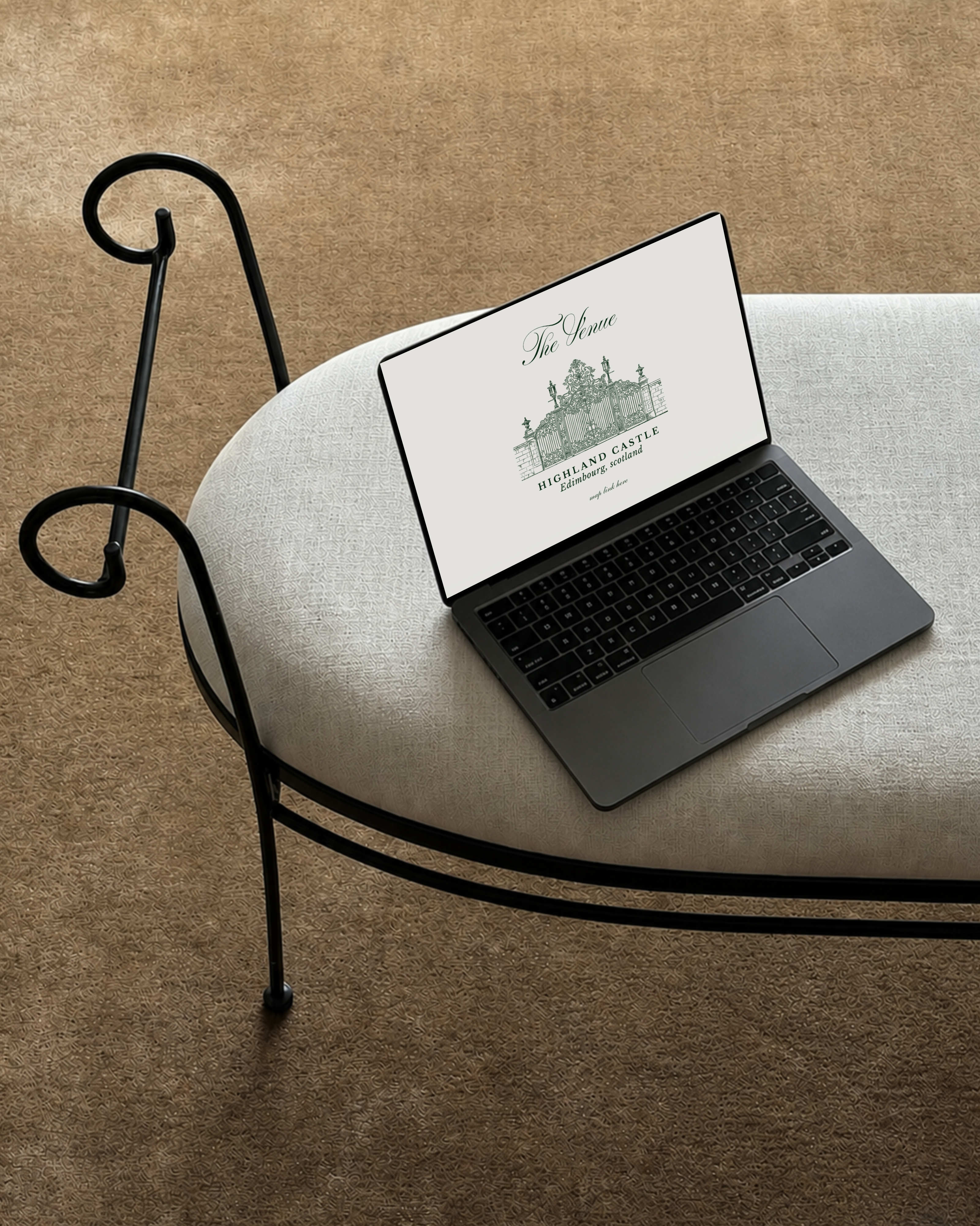 Green Harlequin Wedding Website