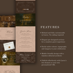 Romantic Wedding Website Template