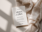 Minimalist Wedding Invitation Template