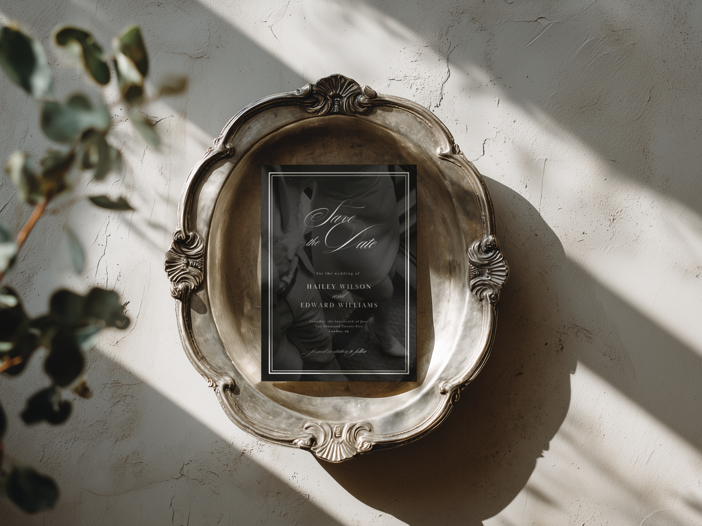 Photo Wedding Save the Date Template