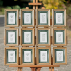 Green & White Wedding Stationery Suite Bundle