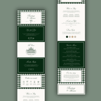 Green Harlequin Wedding Website