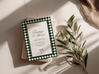 Green Wedding Invitation Suite Template