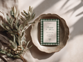 Italian Green Wedding Invitation Template