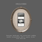 Elegant Editorial Wedding Website