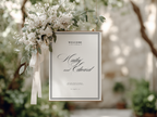 Black & White Welcome Sign Template