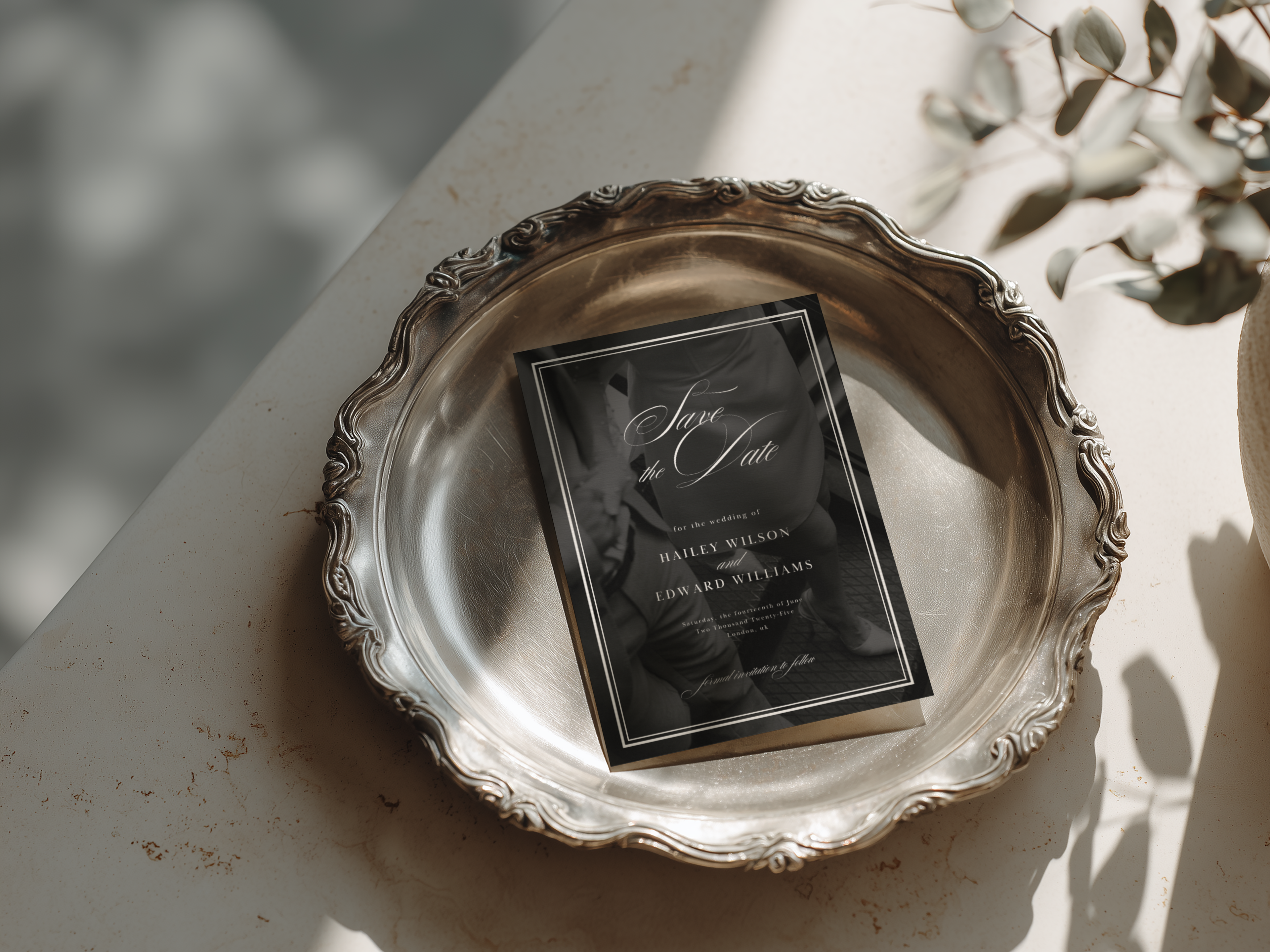 Photo Wedding Save the Date Template