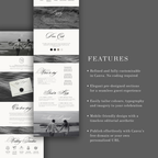 Elegant Editorial Wedding Website