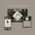 Old Money Romance Wedding Website Template
