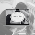 Timeless Monochrome Wedding Website Template