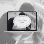 Timeless Monochrome Wedding Website Template