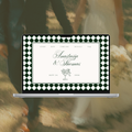 Green Harlequin Wedding Website