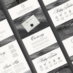 Elegant Editorial Wedding Website