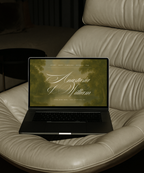 Vintage Olive Wedding Website Template