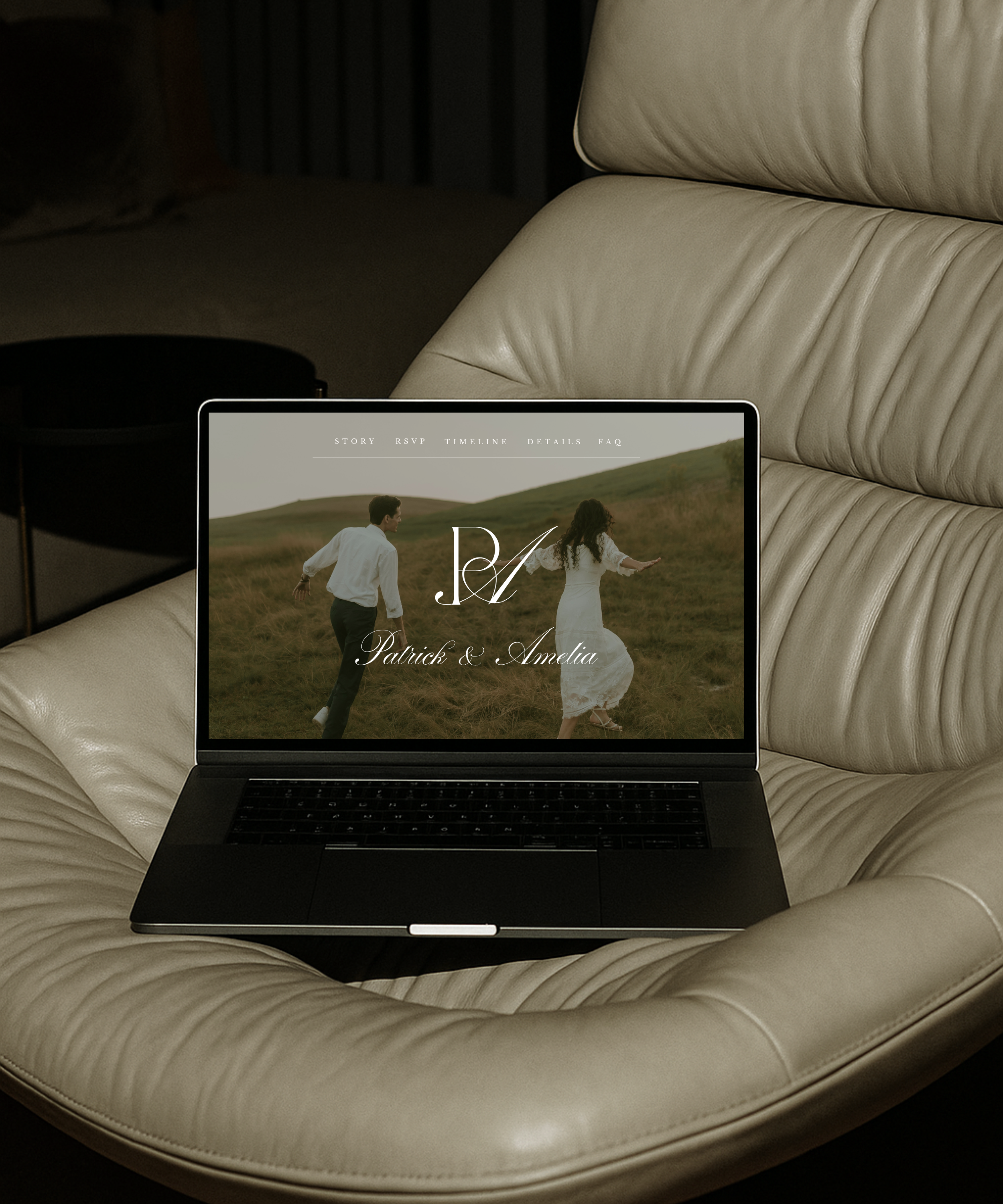 Countryside Romantic Wedding Website Template