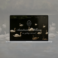 Swan & Doily Wedding Website Template