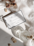 Black & White Wedding RSVP Template