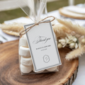 Black & White Favor Tag Template