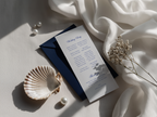 Costal Blue Wedding Program Template